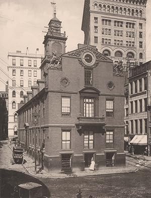 Image du vendeur pour The Old State House at Boston mis en vente par Antiqua Print Gallery