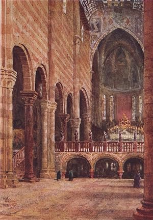 Imagen del vendedor de Interior of S. Zeno, Verona a la venta por Antiqua Print Gallery