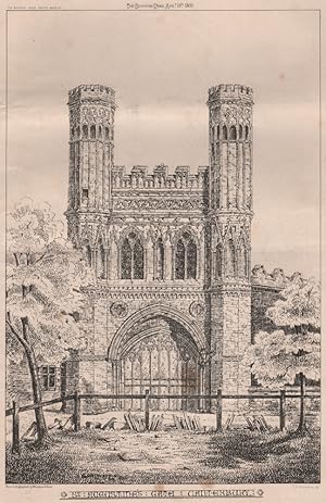 Bild des Verkufers fr St. Augustine's Gate, Canterbury zum Verkauf von Antiqua Print Gallery