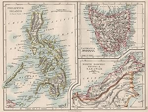 Philippine Islands (to United States); Tasmania; North Borneo Brunei & Sarawak