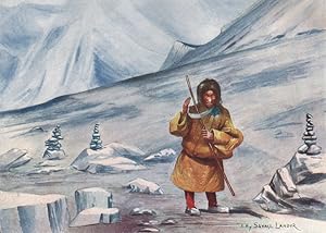 Seller image for A Tibetan Spy in the disguise of a beggar approaching the author's camp for sale by Antiqua Print Gallery