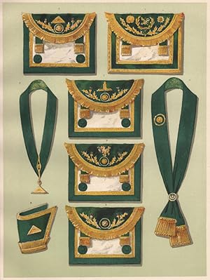 Plate VI.-Clothing of Grand Officers of The Grand Lodge of Scotland