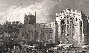 Imagen del vendedor de Bangor Cathedral, Caernarvonshire a la venta por Antiqua Print Gallery