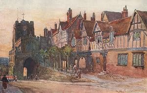 Imagen del vendedor de Leicester's Hospital, Warwick a la venta por Antiqua Print Gallery
