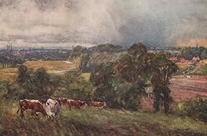 Seller image for Leamington and Warwick from the Campion Hills for sale by Antiqua Print Gallery