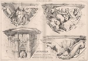 Imagen del vendedor de Subsellae; arched in Lithography at the Architectural Museum a la venta por Antiqua Print Gallery