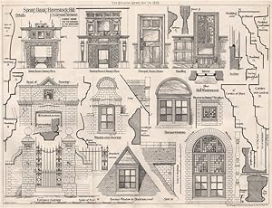 Image du vendeur pour Spring Bank, Haverstock Hill; J.M. Brydon, Architect mis en vente par Antiqua Print Gallery