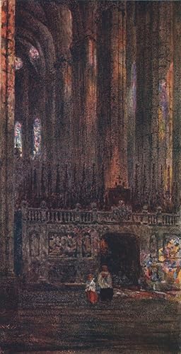Imagen del vendedor de Barcelona. In the cathedral a la venta por Antiqua Print Gallery