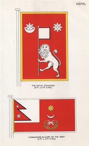 Nepal; The Royal Standard; Commander-in-Chief of the Army