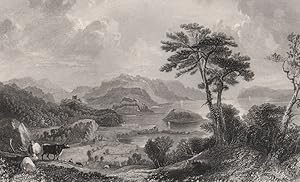 Bild des Verkufers fr Loch Linnhe; looking south (Argyll-Shire) zum Verkauf von Antiqua Print Gallery