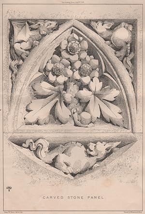 Imagen del vendedor de Carved Stone Panel a la venta por Antiqua Print Gallery