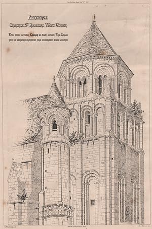 Poitiers - Church of St. Radegund. West tower