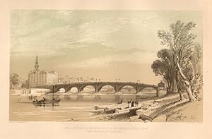 View of the old Bridge, foot of Stockwell Street, 1846, erected by Bishop Rae in 1345