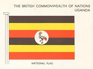 The British Commonwealth of Nations Uganda; National Flag