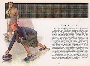 Imagen del vendedor de MacAlpine a la venta por Antiqua Print Gallery