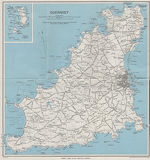 Guernsey; Inset map of Herm & Jethou