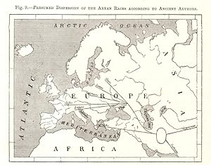 Presumed Dispersion of the Aryan Race According to Ancient Authors