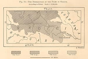 The Distribution of the Poles in Galicia