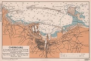 Cherbourg. St. Trinity. Lat. 49°38'34"N. Long. 1°37'23"W. mag. var. 10° 30' W. (1943) decreasing ...