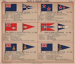 Yacht & Sailing Clubs - Royal New Zealand Yacht Squadron. Est. 1871 - Club Nautique De Nice, Est....