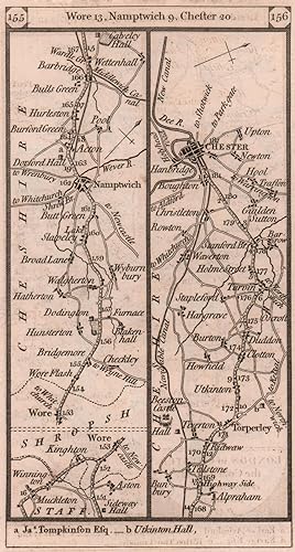 [London to Chester, by Coventry & Lichfield measured from Hicks's Hall] : Nantwich - Tarporley - ...