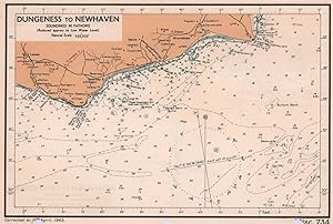 Dungeness to Newhaven. Soundings in fathoms (reduced approx. to low water level) natural scale 1/...
