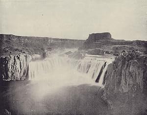 Image du vendeur pour Les Chutes de Shoshone [Shoshone Falls, Idaho] mis en vente par Antiqua Print Gallery