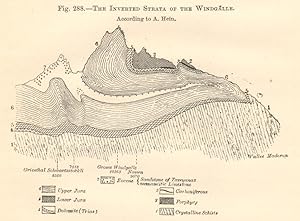 The Inverted Strata of the Windgalle. According to A. Hein