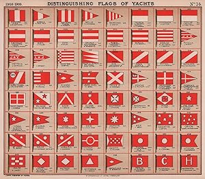 Distinguishing Flags of Yachts - Medora Ulea, J.S. Lapthorn - Sophia, A. Falz Fein - Asthore Tors...