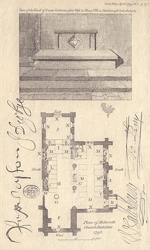 Fig 1.[View of the] Tomb of Queen Catharine [of Arragon] first wife to Henry VIII [in the Cathedr...