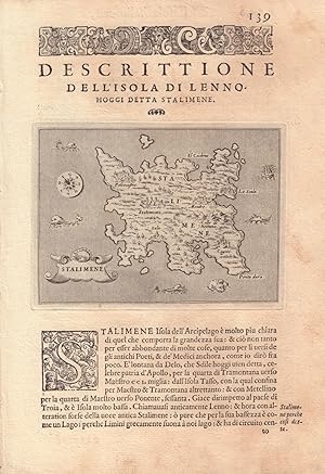 Descrittione dell' Isola di Lenno, hoggi detta Stalimene [Description of the island of Lemnos (Li...