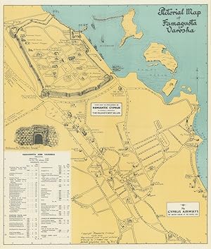 Pictorial Map of Famagusta & Varosha