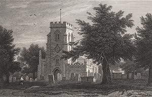 Imagen del vendedor de Overton Church, Flintshire a la venta por Antiqua Print Gallery