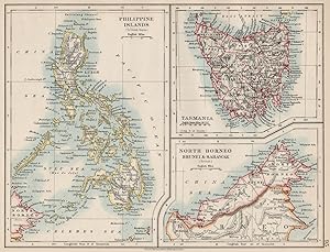 Philippine Islands (to United States); Tasmania; North Borneo Brunei & Sarawak