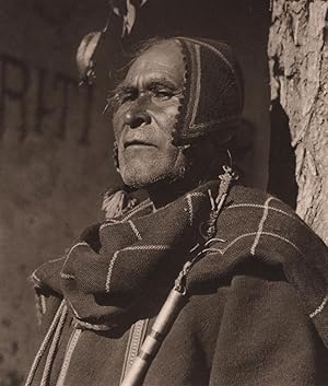 The Chief of the Island Pariti in the Lake Titicaca, an Aymara authority full of pride and condes...