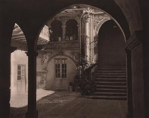 The courtyard of the mansion of Marquess Villaverde at La Paz. This house is one of the best pres...