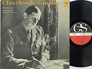 "CHARLES DE GAULLE" Mémoires de guerre par Paul-Emile DEIBER / LP 33 tours original français / L'...
