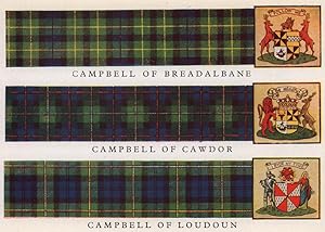 Campbell of Breadalbane, Campbell of Cawdor, Campbell of Loudoun