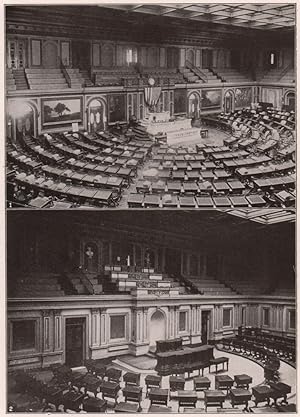 Washington : 1. House of Representatives. 2. Senate Chamber