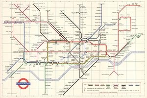 Seller image for London Transport - Underground diagram of lines - 1970 [770/1641M/1,000,000 (R)] for sale by Antiqua Print Gallery