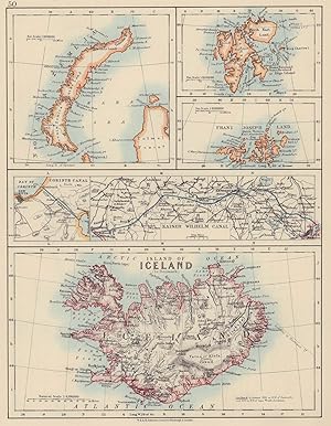 Novaia Zemlia, Spitzbergen, Franz Joseph Land, Island of Iceland, Kaiser Wilhelm and Corinth Canals