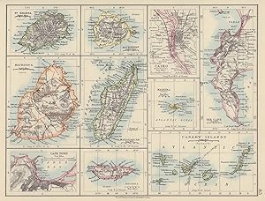 St. Helena, Ascension, Mauritius, Madagascar, Socotra, Madeira, Canary Islands., Cairo, The Cape,...