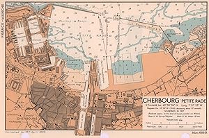 Cherbourg: Petite Rade. St. Trinité. Lat. 49° 38' 34" N. Long. 1° 37' 23W. Magnetic var. 10° 30' ...