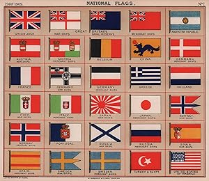 National Flags - Union Jack - Great Britain War Ships - Great Britain Naval Reserve - Merchant Sh...