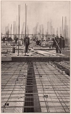 Concrete Construction : 1. Ransome System of Erecting Columns. 2. Wood Centering and Ransome Stee...