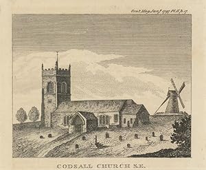 [View of the] Codsall Church S.E [in Staffordshire].