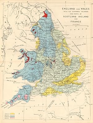 England & Wales with the channel Islands and parts of Scotland Ireland & France