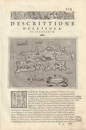 Descrittione dell' Isola di Scarpanto [Description of the island of Karpathos]