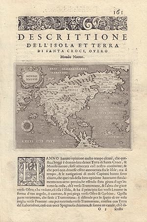 Descrittione dell' Isola et Terra di Santa Croce, overo Mondo Nuovo [Description of North America...