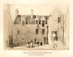 Bild des Verkufers fr Old house in No. 157 High Street, 1846 (opposite College Church) zum Verkauf von Antiqua Print Gallery